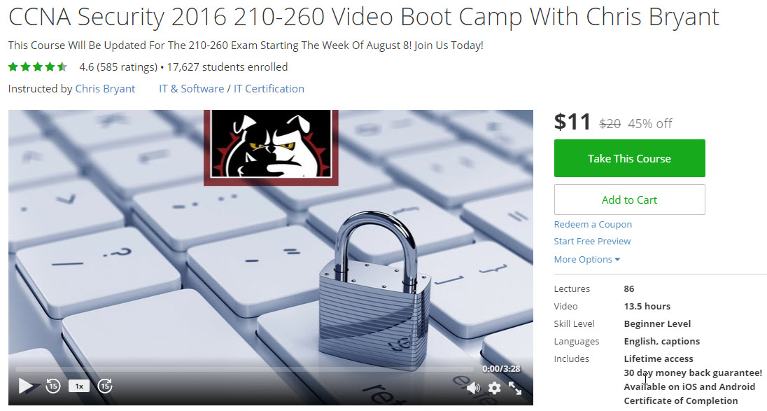 CCNA Security Video Boot Camp