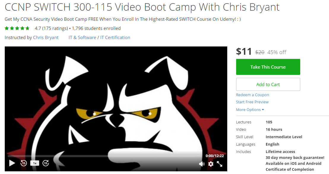 Chris Bryant's CCNP SWITCH Video Boot Camp