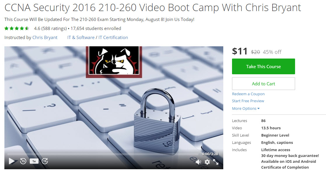 CCNA Security Video Boot Camp