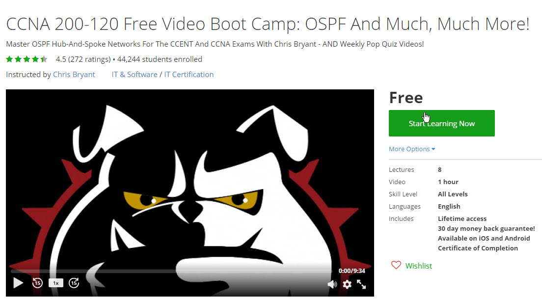Free CCNA 200-125 Course On OSPF