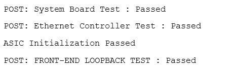 POSTs During Boot Process