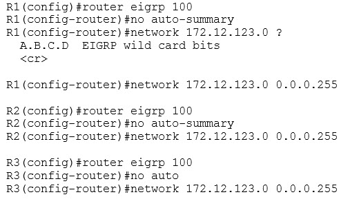 EIGRP Initial Lab Configuration