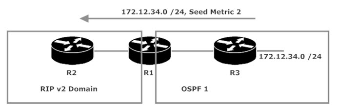 RIP routes successfully redistributed