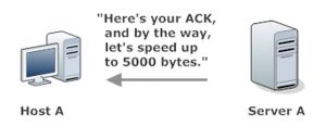 TCP ACK Increases Size Of Window