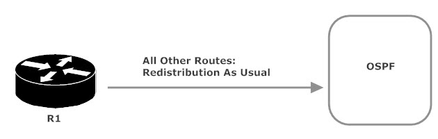 Regular Route Redistribution For All Other Routes