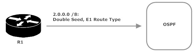 First Route Has Seed Doubled And Route Type Set To E1