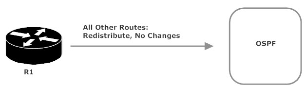 Redistribute All Other Routes With No Changes